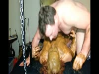Scat Fetish Porn - Poop whore MILF gets abused